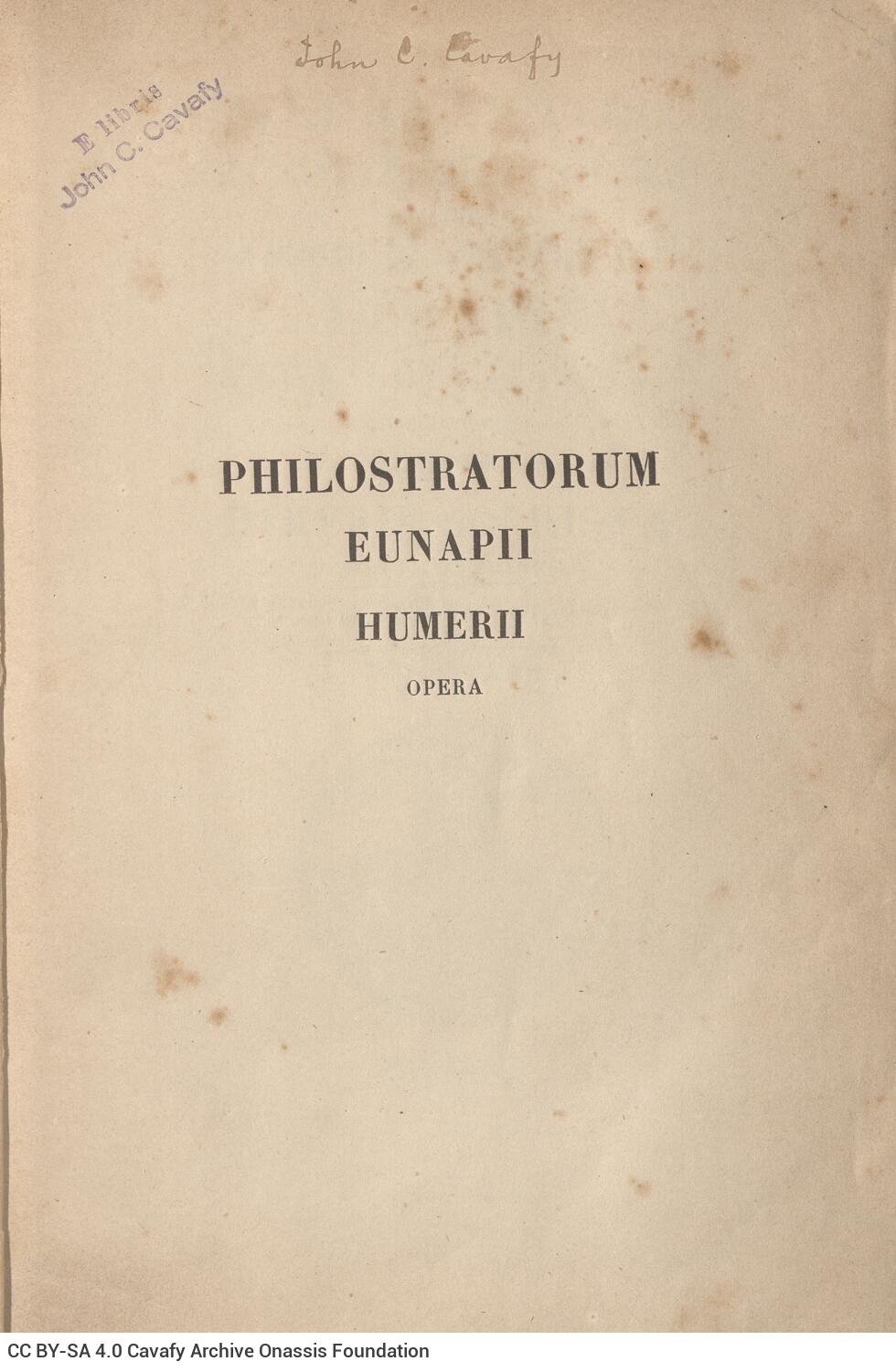 26 x 17 εκ. 3 σ. χ.α. + VIII σ. + 507 σ. + ΧΧVII σ. + 115 σ. + 3 σ. χ.α. + 1 ένθετο, όπου στο φ. 